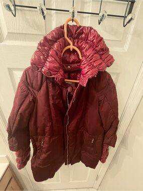 Moncler Puffer - Purple Quilted - Woman’s Jacket - Shiny Sleeve Accents - Medium